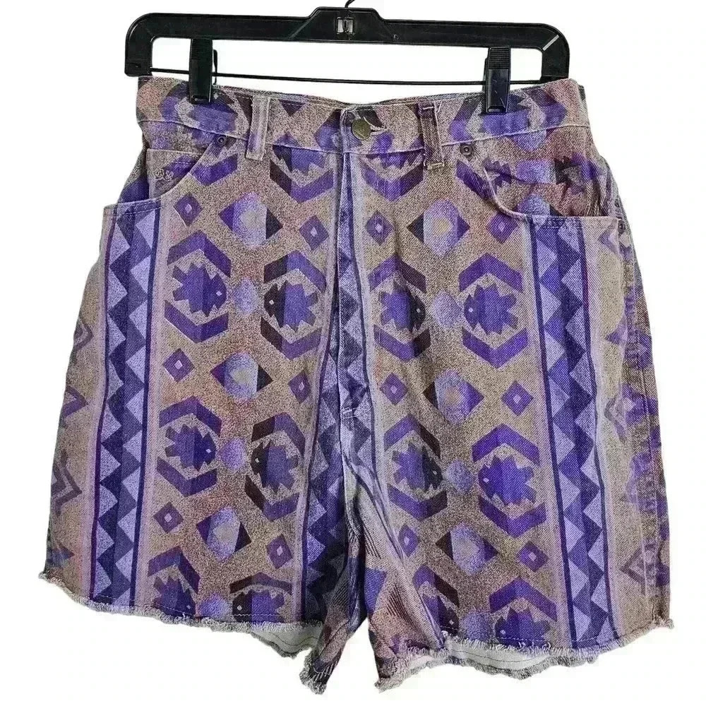 Vintage Congo Trader Aztec Trader Cut Off Shorts - image 1